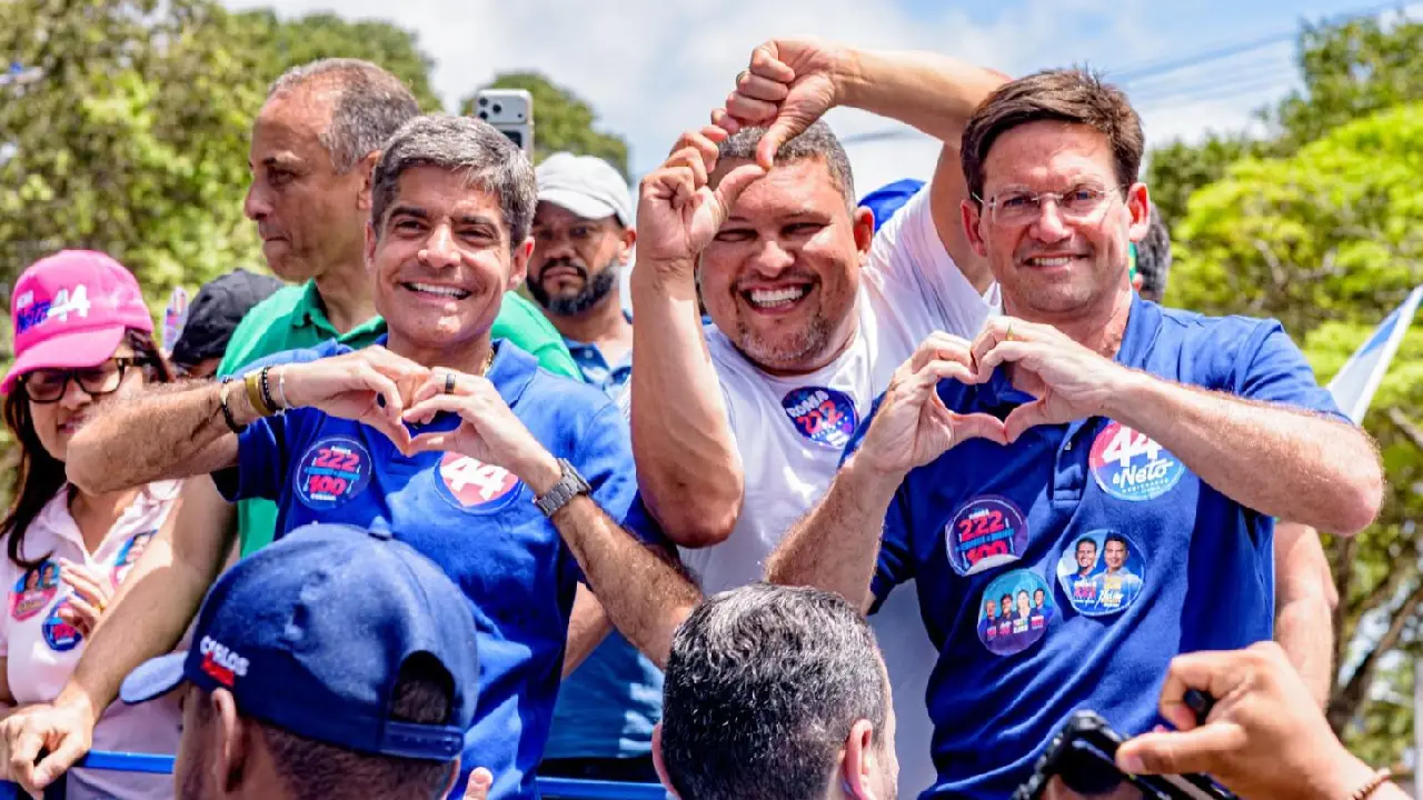 Carreata da vitória: Jonatas Santos traz ACM Neto pela segunda vez em Teixeira de Freitas e consolida força no União Brasil
