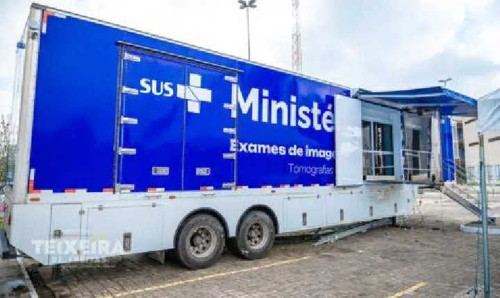 Carreta de Imagem amplia acesso a exames de tomografia e ultrassonografia em Teixeira de Freitas