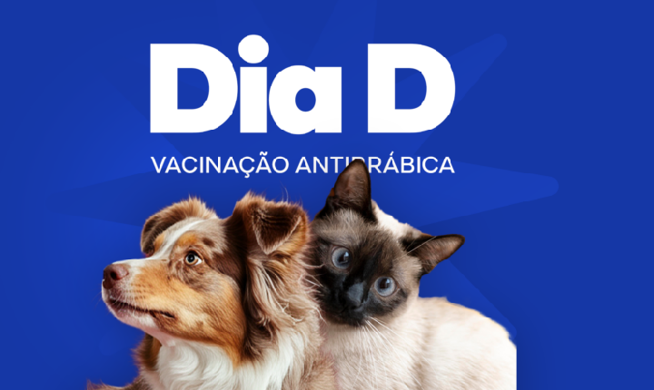 Dia D de Vacinação Antirrábica será realizado neste sábado (25) em 25 unidades de saúde de Teixeira de Freitas