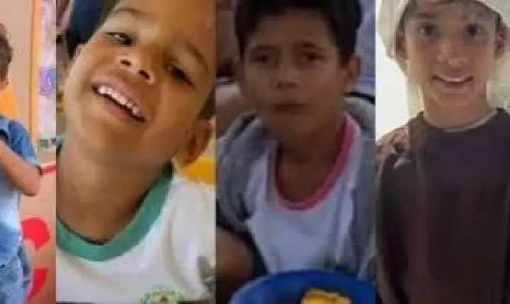 Quatro crianças da mesma família morrem afogadas em lagoa no interior da Bahia