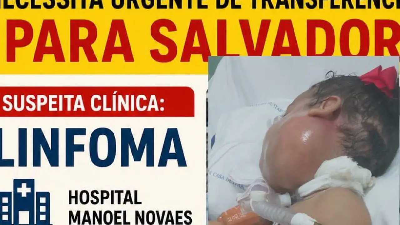 Teixeira de Freitas: família faz apelo urgente por transferência de bebê em estado grave para Salvador