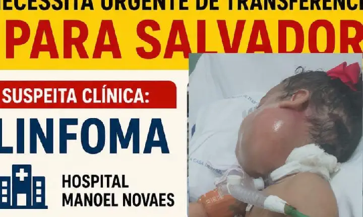Teixeira de Freitas: família faz apelo urgente por transferência de bebê em estado grave para Salvador