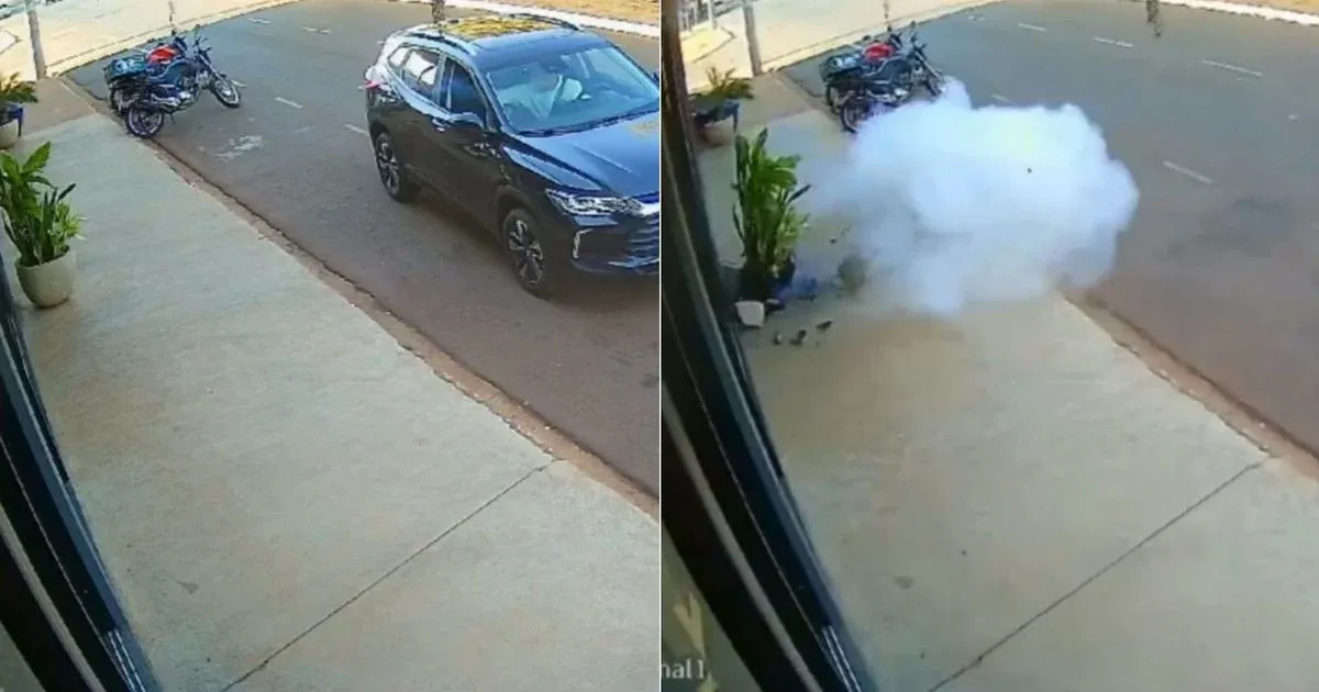 Homem arremessa explosivo em pet shop da ex-namorada