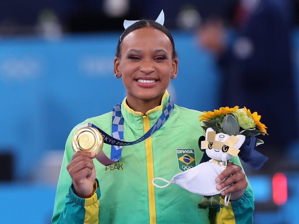 Rebeca Andrade conquista segundo ouro do Brasil nas Olimpíadas