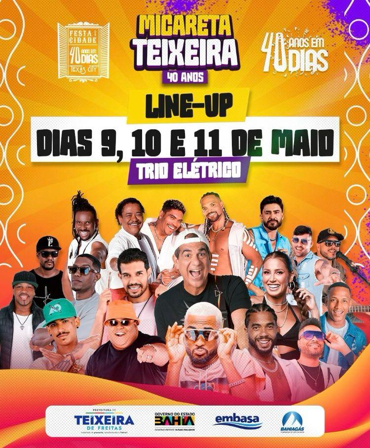 Confira programação completa da Micareta de Teixeira