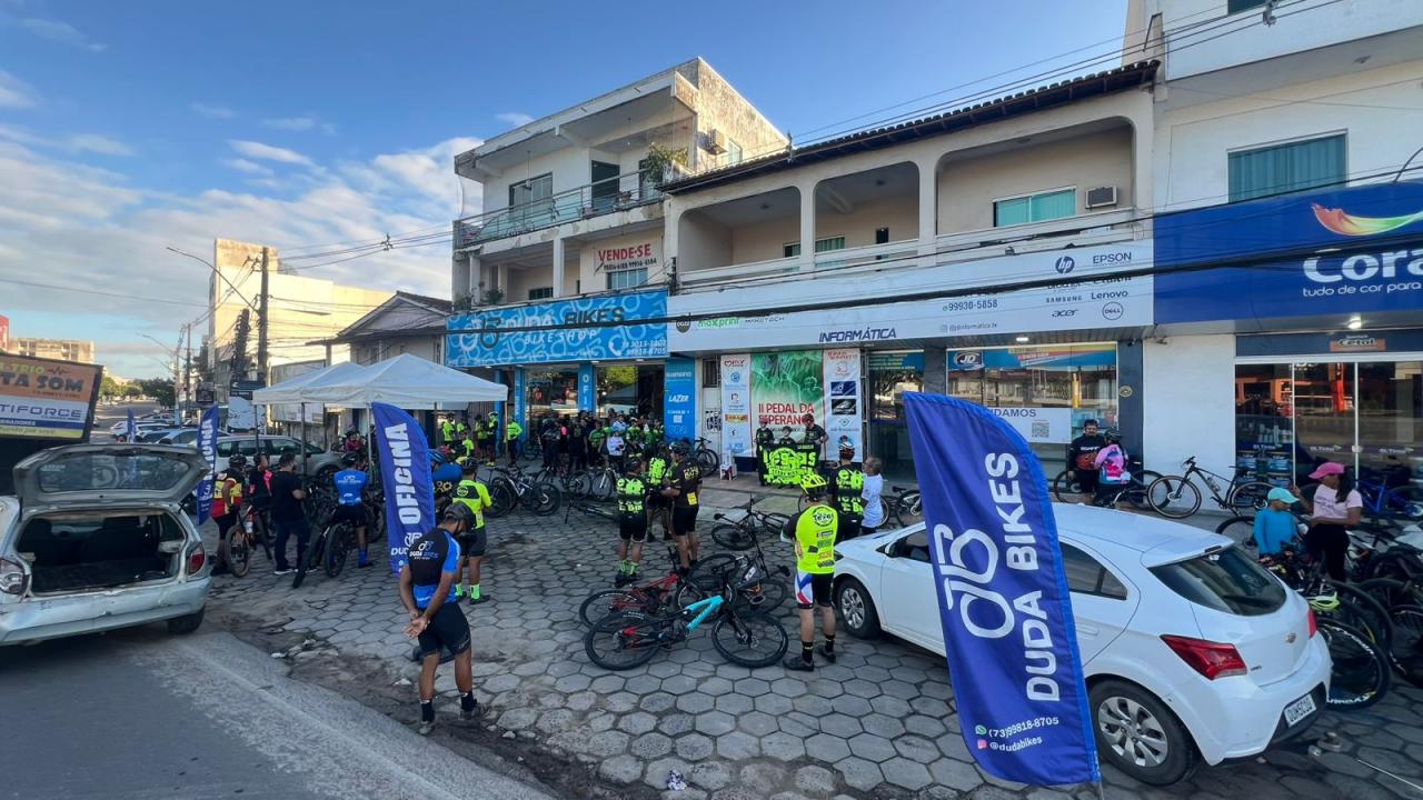 II Pedal da Esperança Duda Bikes é realizado com grande sucesso em Teixeira de Freitas