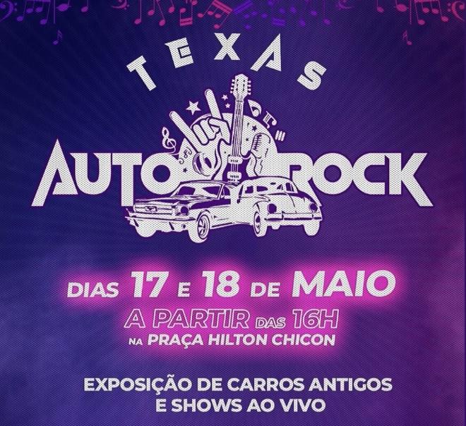 Teixeira se prepara para o Texas Auto Rock com carros antigos e shows ao vivo