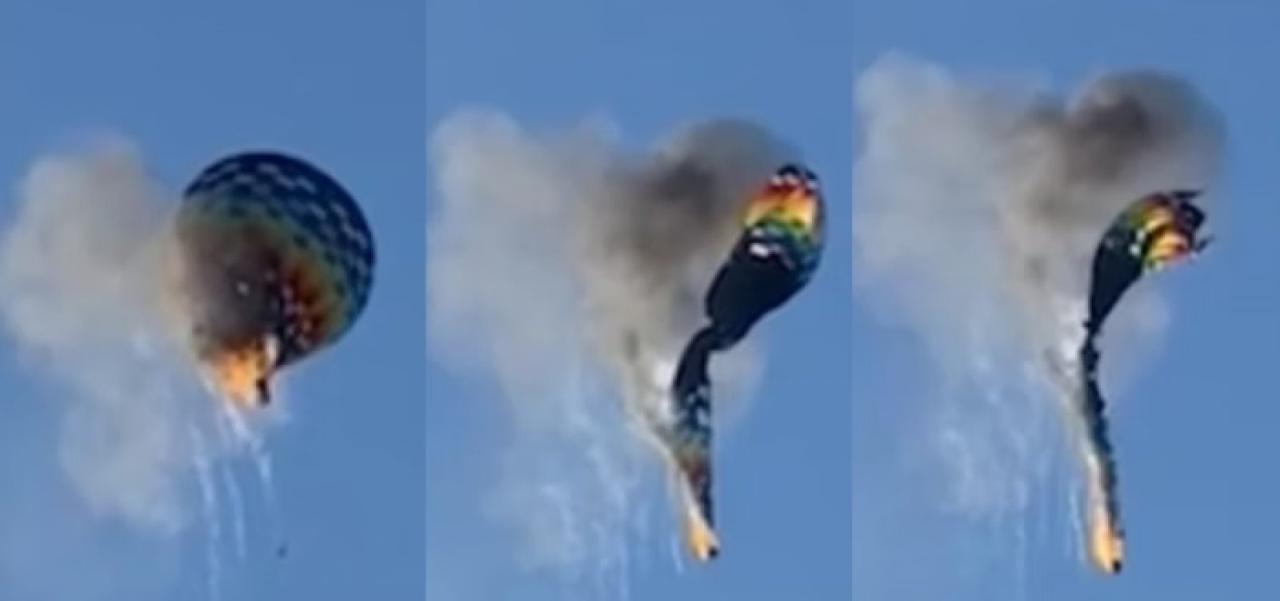 Empresa do balão que caiu em SC diz que cumpre normas da Anac