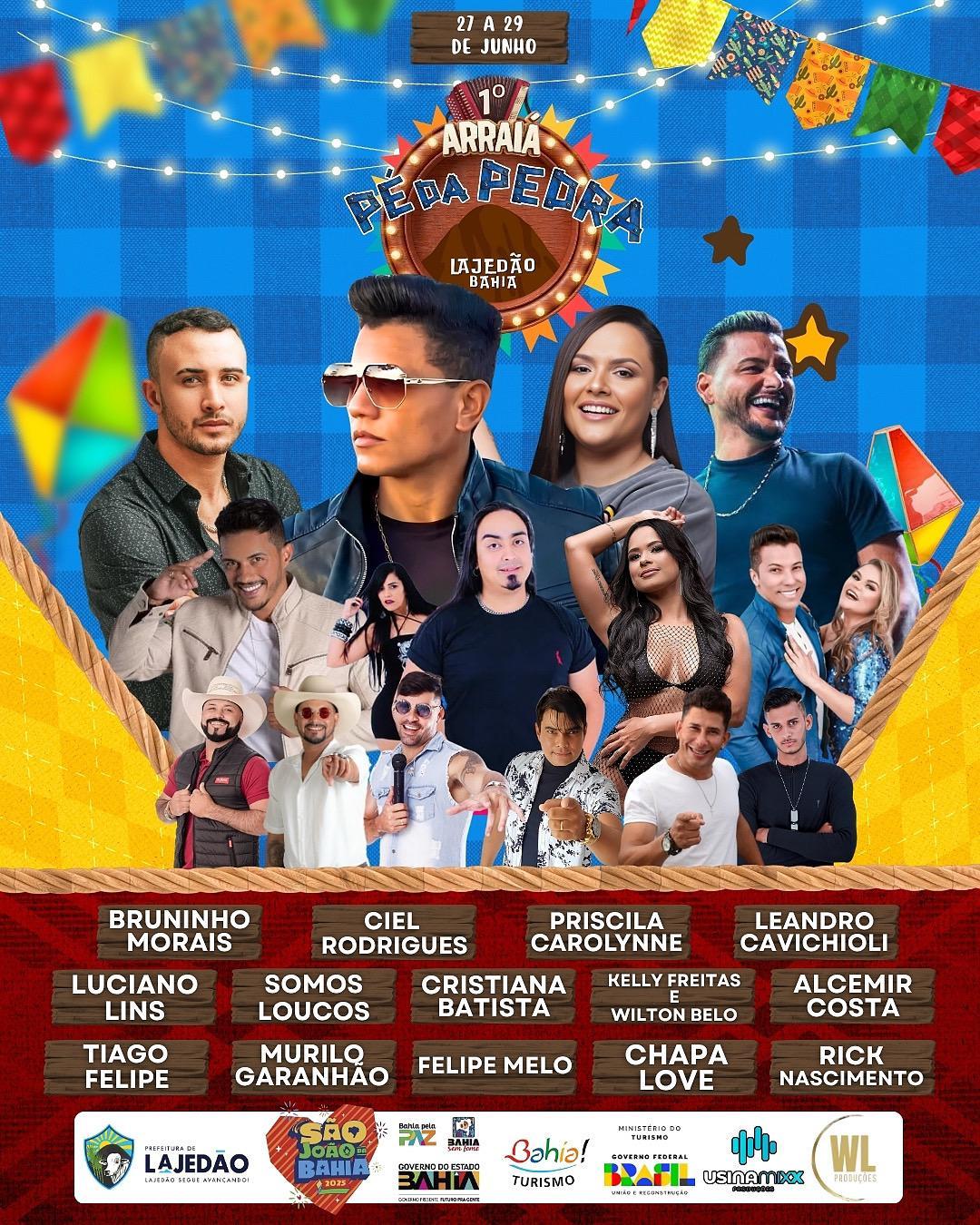Tonzinho Apresenta Programação Oficial do Arraiá Pé da Pedra com Resgate da Cultura Junina em Lajedão