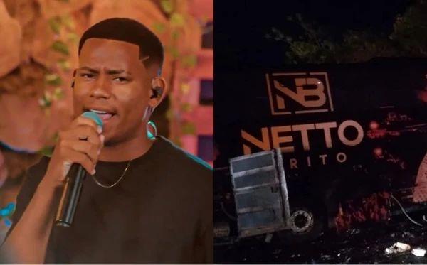 Acidente com ônibus do cantor Netto Brito deixa três mortos na BA-046