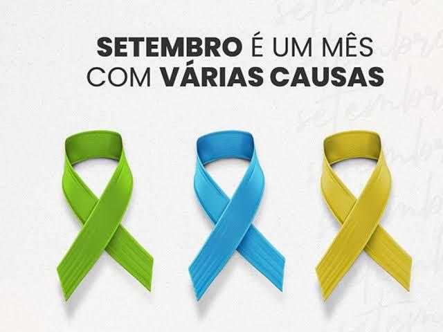 Setembro chega com campanhas de conscientização em várias áreas da saúde e da cidadania