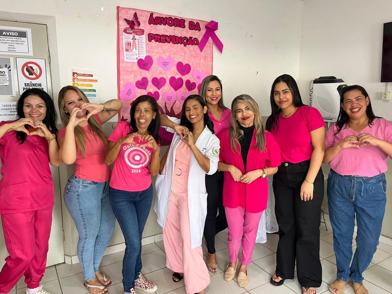 Outubro Rosa: Unidades de Saúde de Lajedão promovem ações de prevenção ao câncer de mama