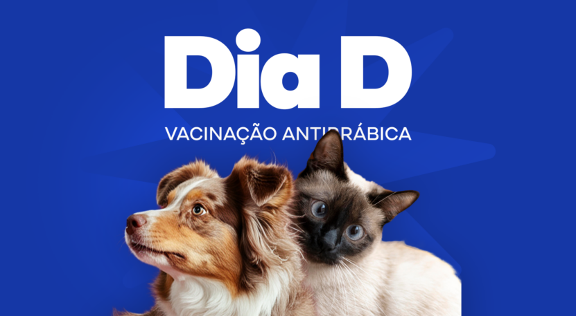 Dia D de Vacinação Antirrábica será realizado neste sábado (25) em 25 unidades de saúde de Teixeira de Freitas
